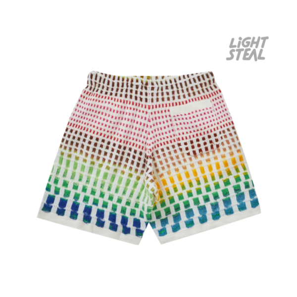 Supreme Short Gradient Grid Knit Natural