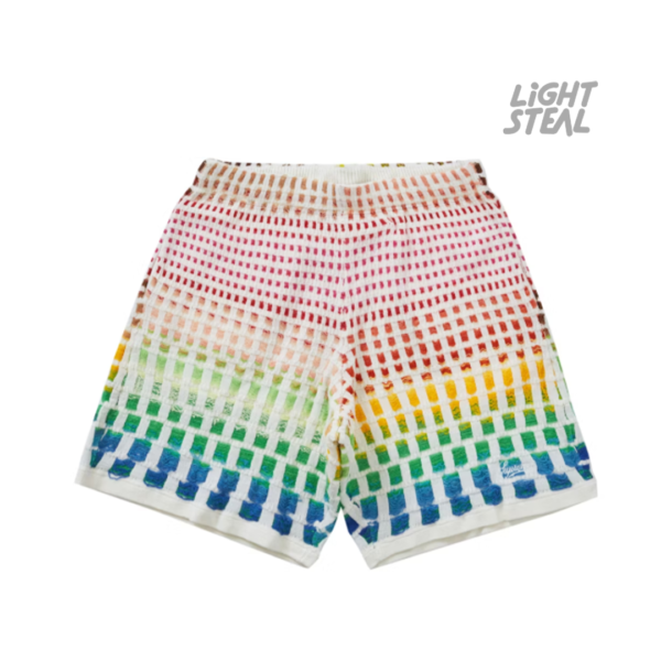 Supreme Short Gradient Grid Knit Natural