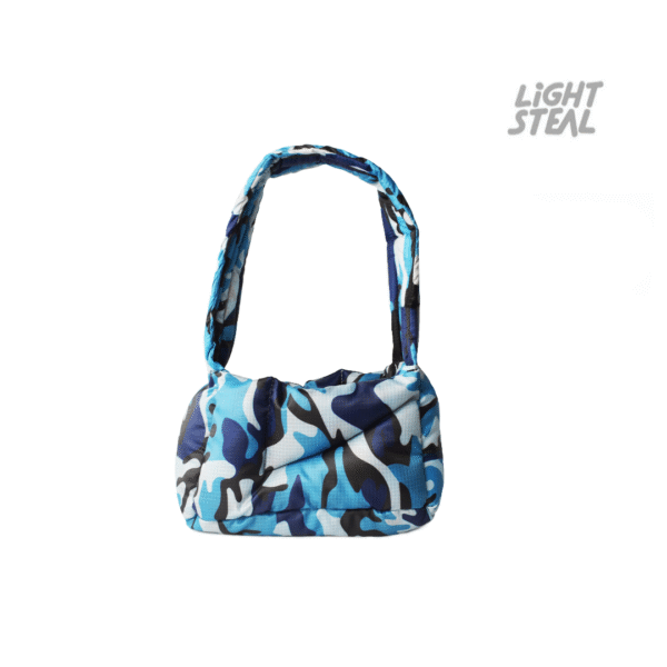 Puffyit Short Bag Acetate Camo Blu
