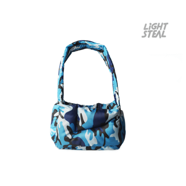 Puffyit Short Bag Acetate Camo Blu