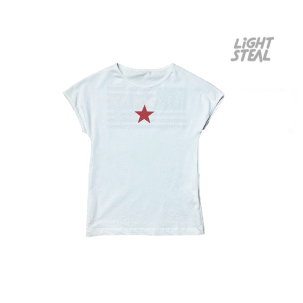 Tank Top White Wrong Hole Woman In Einem Atem