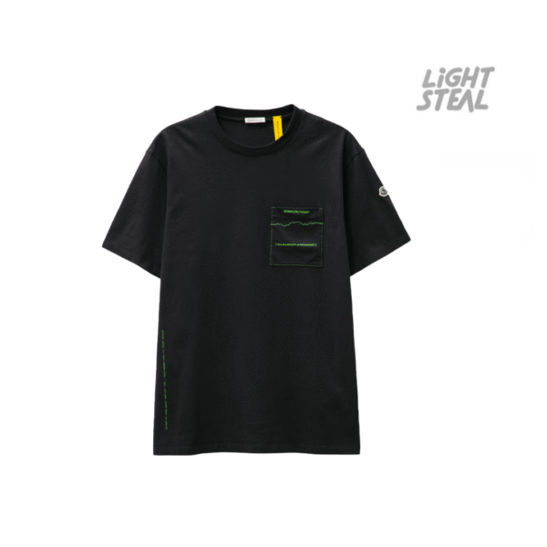 T-Shirt Moncler x FRGMT Logo Black Green