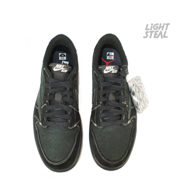 Jordan 1 Low Travis Scott Phantom Black (Used) - immagine 3