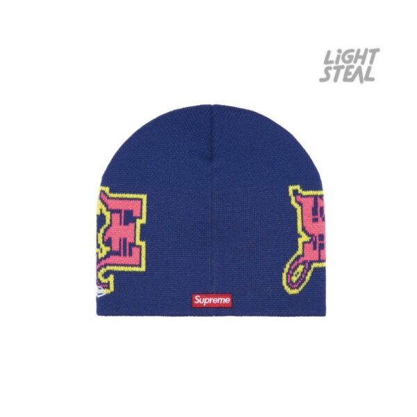 New Era Outline Beanie Navy Supreme
