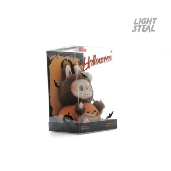 Pop Mart Labubu Happy Halloween Party Series Sitting Pumpkin Vinyl Face - immagine 3