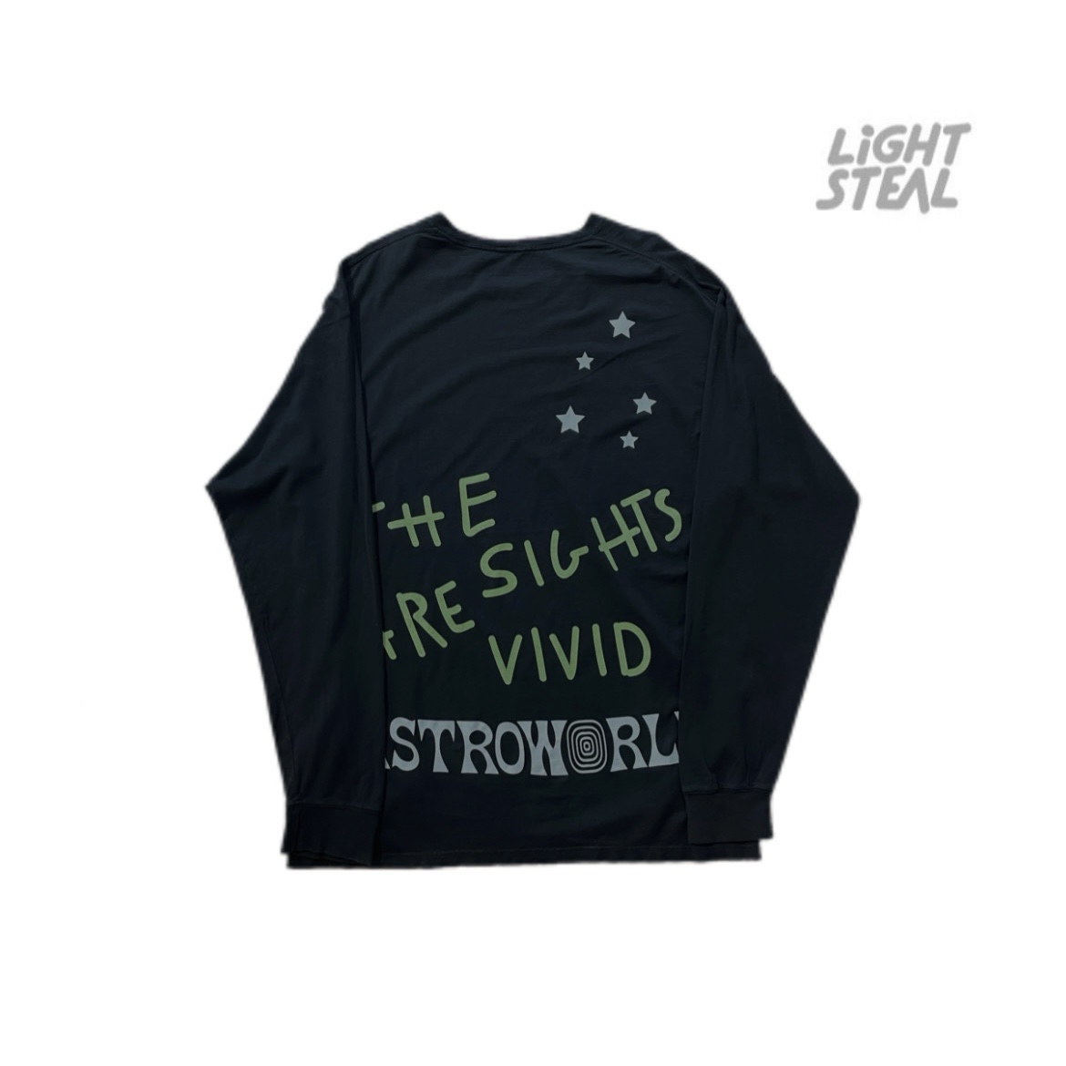 Longsleeve Travis Scott ASTROWORLD "Enjoy The Ride" & "Vivid Sights" (Used) - immagine 2