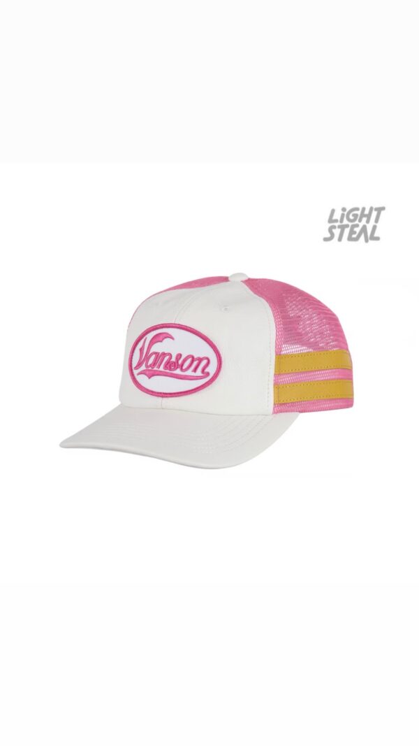 Supreme Vanson Leather Mesh Back 6 Panel Cap White - immagine 3