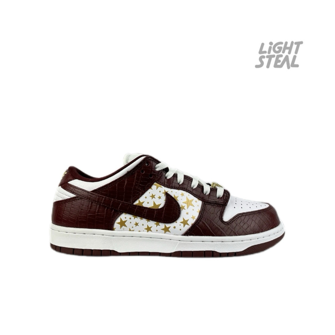 Dunk Low SB Supreme Stars Barkroot Brown (2021) (Used) - immagine 9