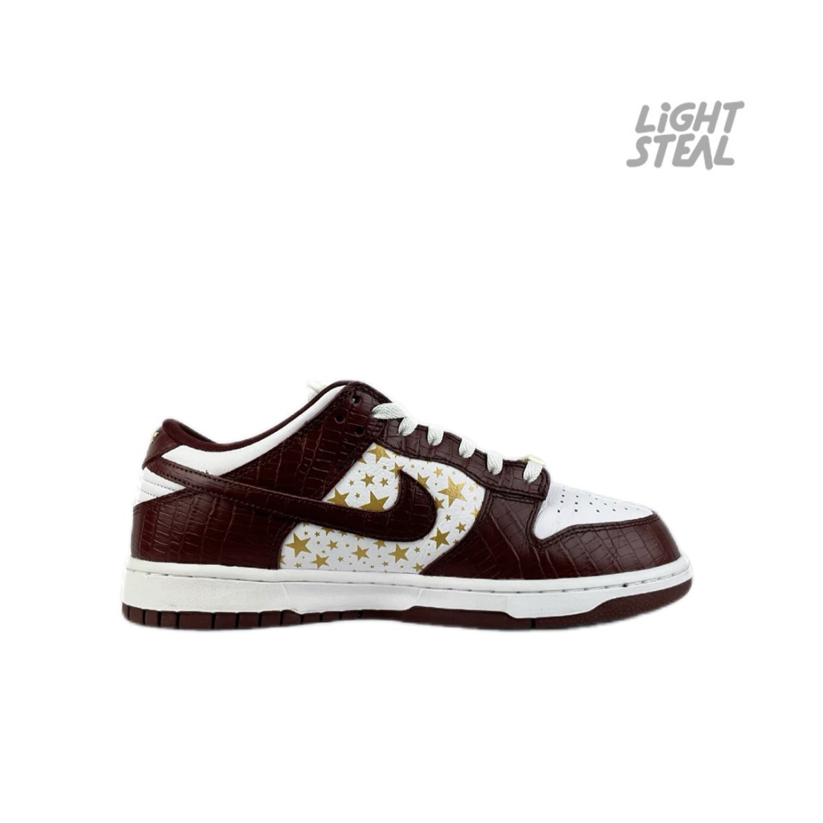Dunk Low SB Supreme Stars Barkroot Brown (2021) (Used) - immagine 5