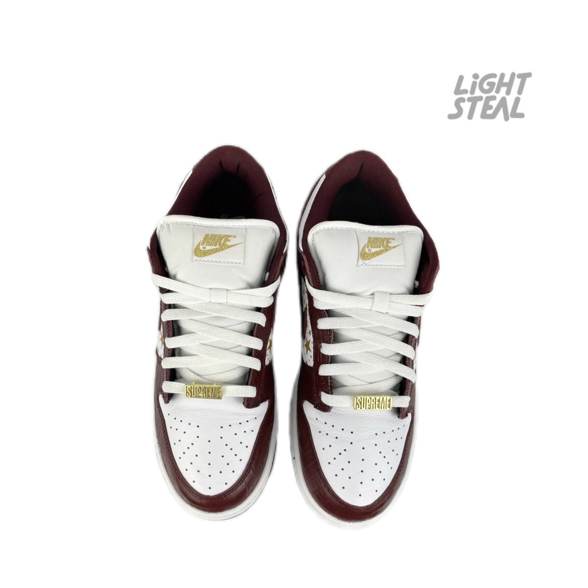 Dunk Low SB Supreme Stars Barkroot Brown (2021) (Used) - immagine 2