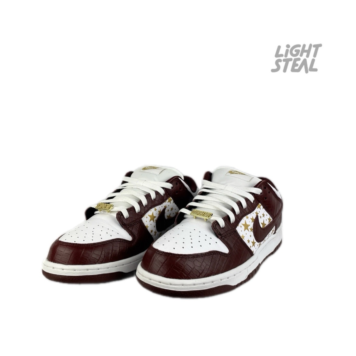 Dunk Low SB Supreme Stars Barkroot Brown (2021) (Used) - immagine 3