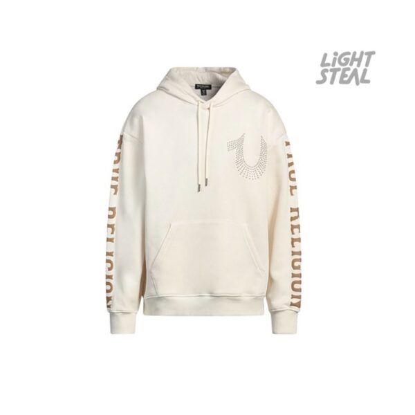 True Religion Pullover Hoodie Cream
