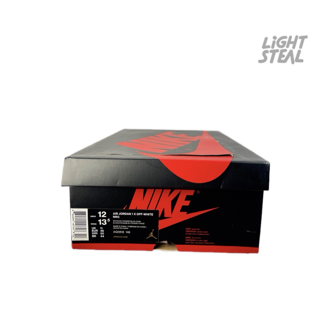 Jordan 1 High Off-White University Blue (Used) - immagine 10