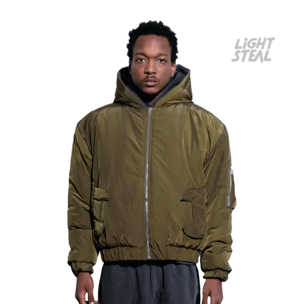 Demon Double Face Winter Bomber In Einem Atem