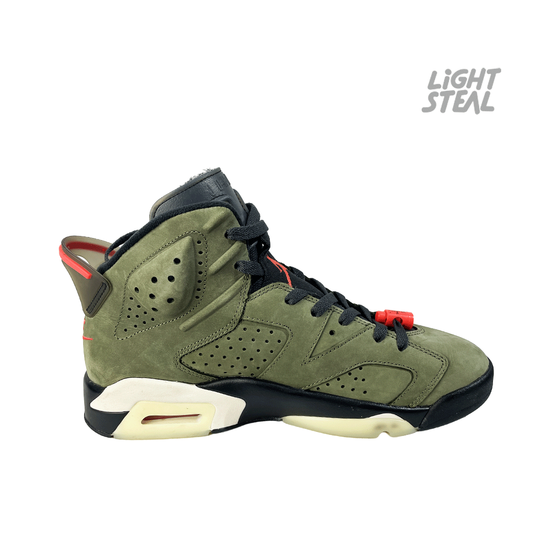 Jordan 6 Travis Scott Olive (Used) - immagine 7