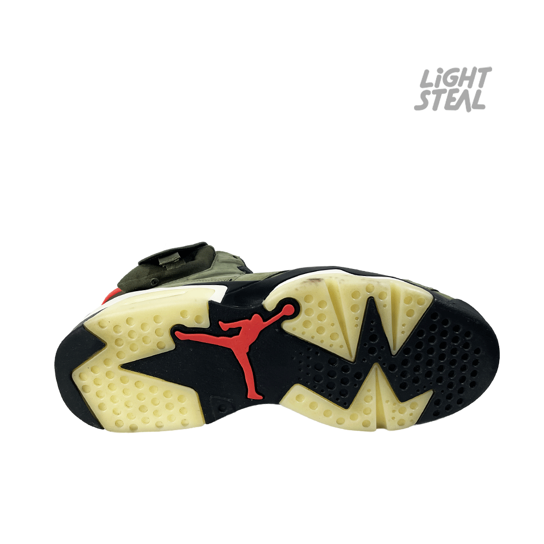 Jordan 6 Travis Scott Olive (Used) - immagine 6