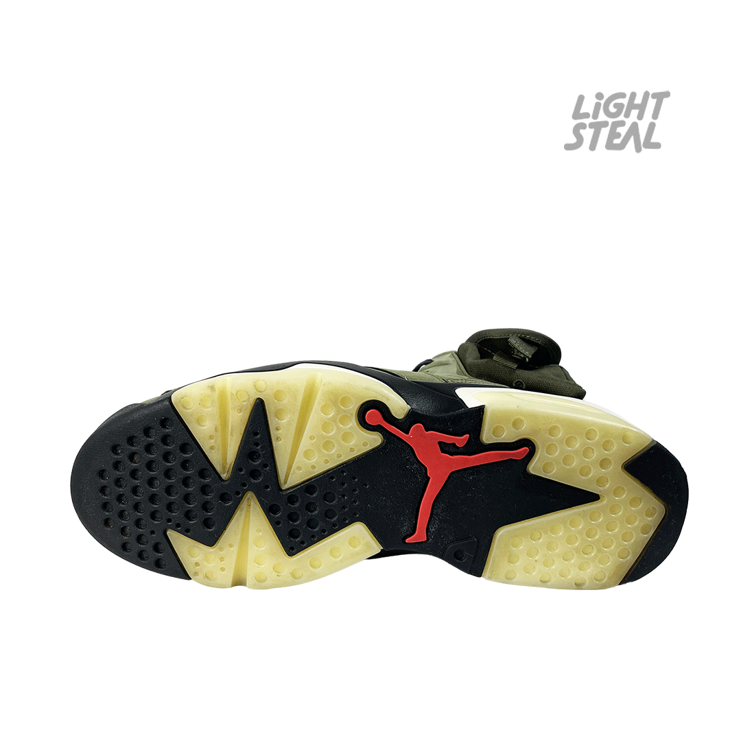 Jordan 6 Travis Scott Olive (Used) - immagine 8