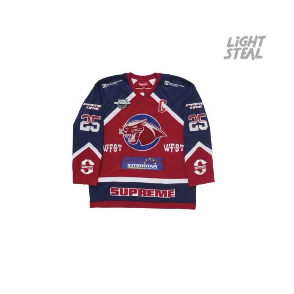Supreme Hockey Jersey Red Strass (SS25)