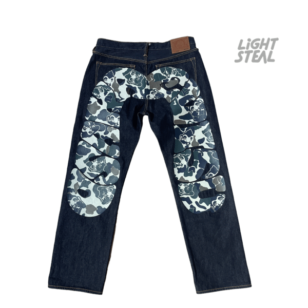 Jeans Evisu Daicock Heritage Green Camo Godhead (Used)