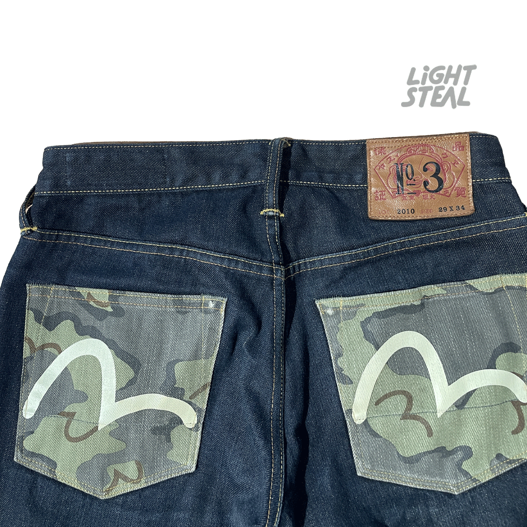 Jeans Evisu No. 3 Heritage Camo Seagull Edition (Used) - immagine 3