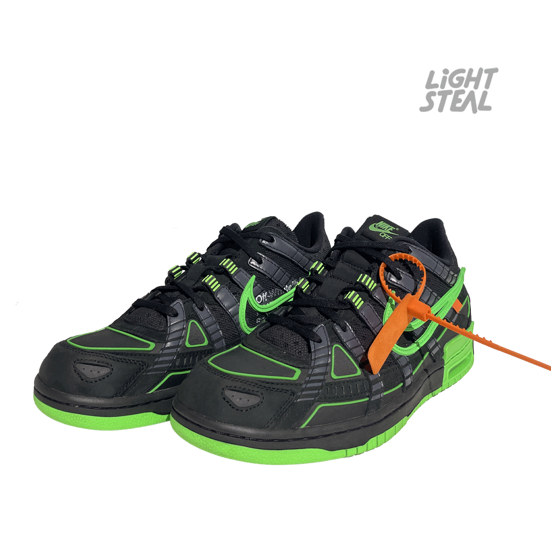 Dunk Air Rubber Off-White Green Strike (Used) - immagine 3