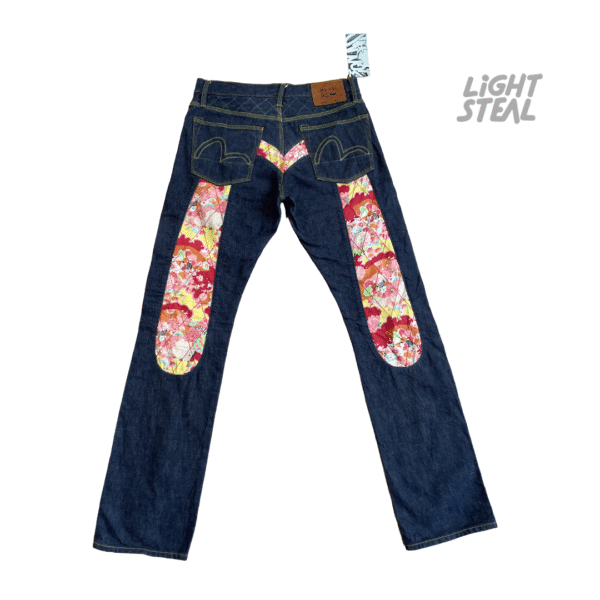 Evisu Heritage Jeans Floreal Patchwork Kimono Style (Used)