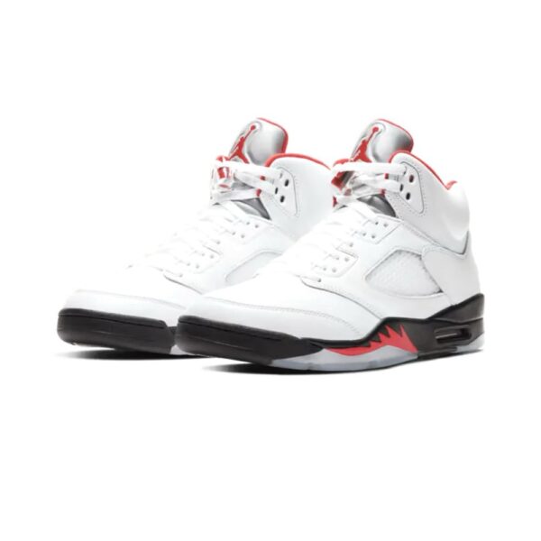 Jordan 5 Fire Red Silver Tongue (2020)