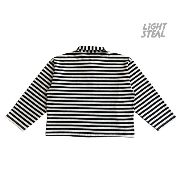 Polo Boxy Replacement Righe Beige/Nero