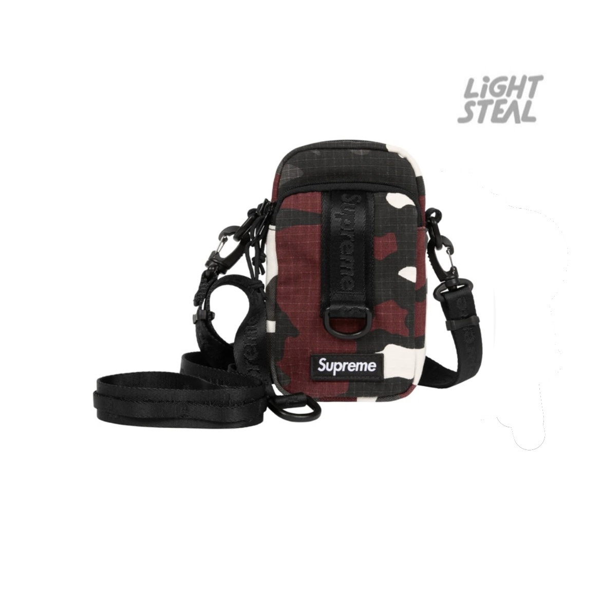 Supreme Shoulder Bag Red Camo