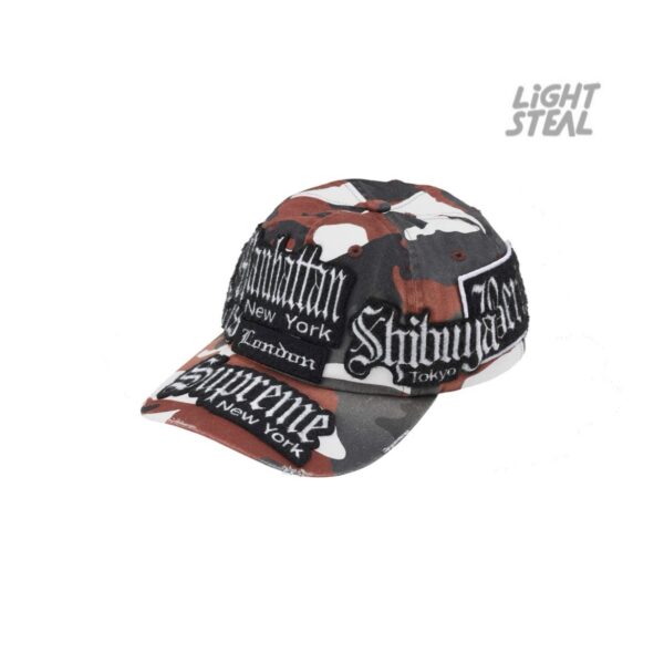 Supreme Cap City Patches 6-Panel Red Camo