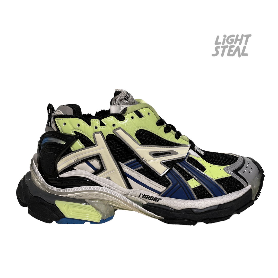 Balenciaga Runner Green Blue Black Grey (Used) - immagine 5