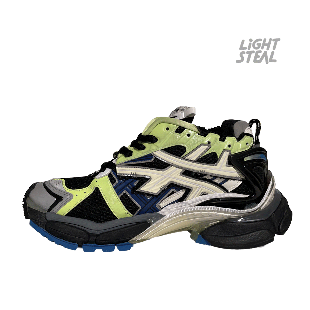 Balenciaga Runner Green Blue Black Grey (Used) - immagine 7