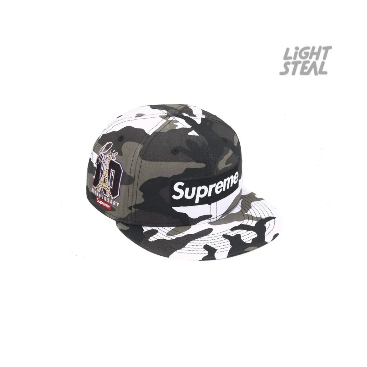 Supreme Cap Box Logo Snow Camo