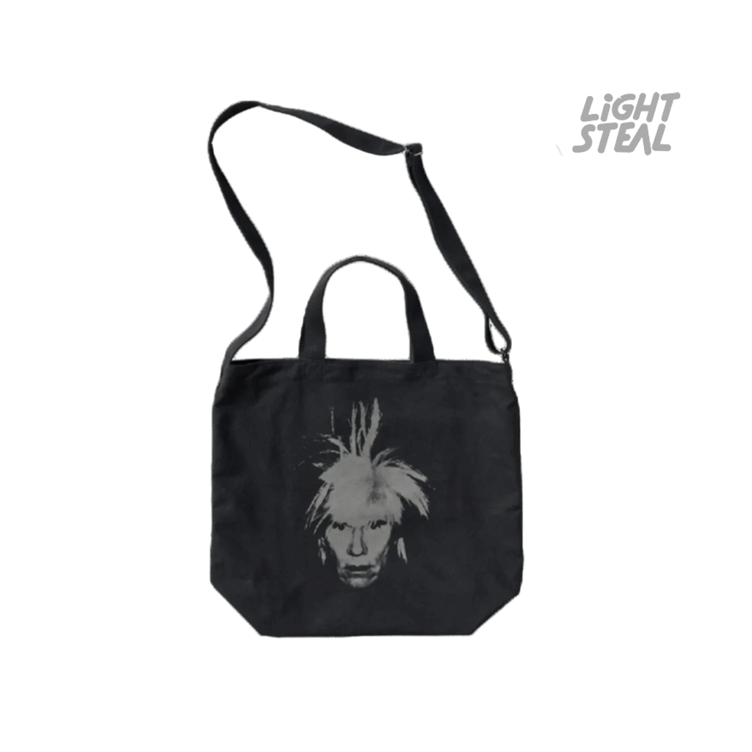 KAWS x Uniqlo Andy Warhol 2Way Tote Bag Black