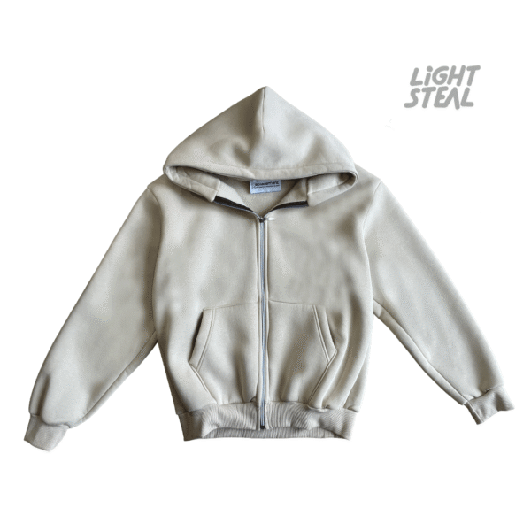 Zip Hoodie Replacement Cream