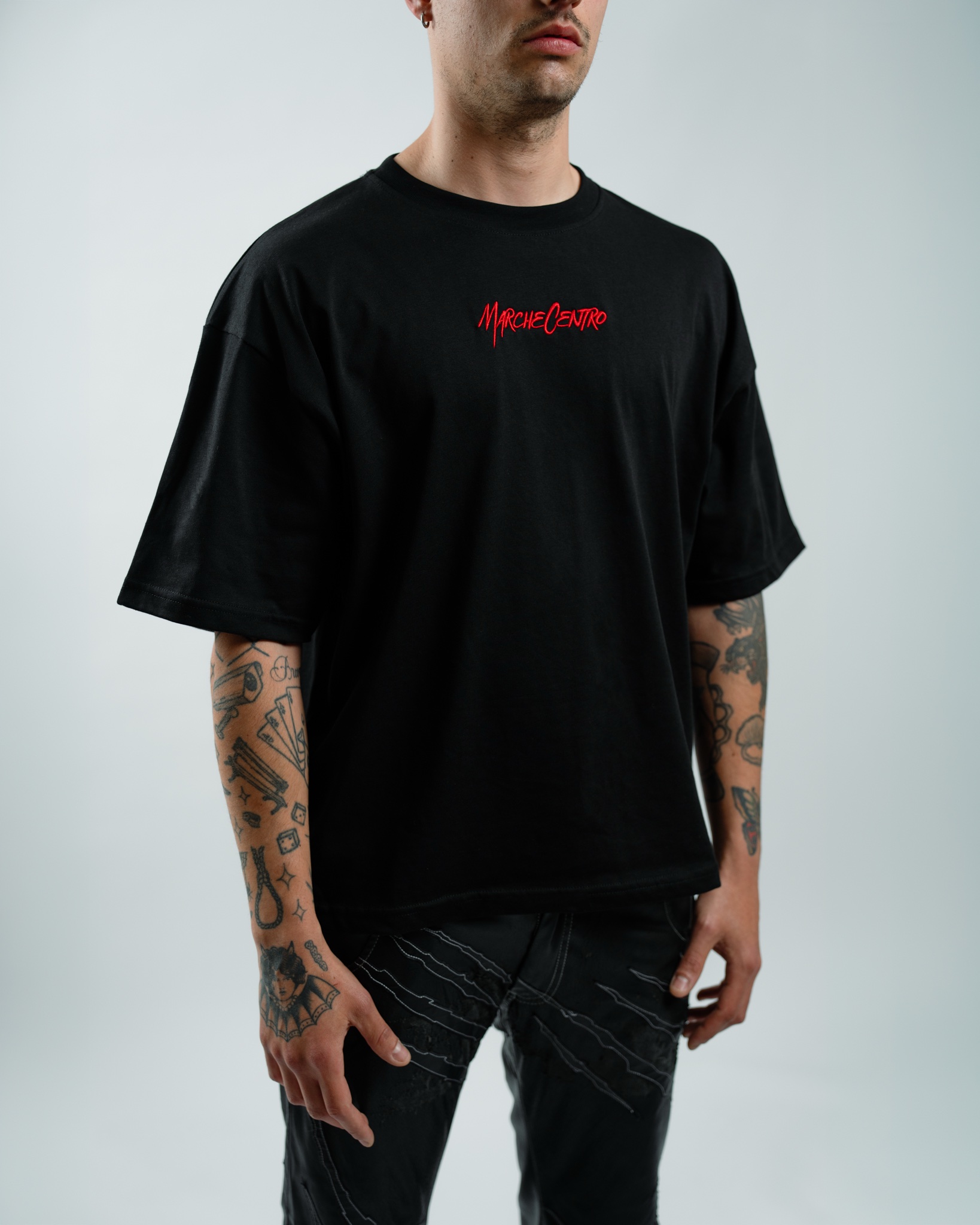 Marche Centro Embroidered Logo Black - immagine 5