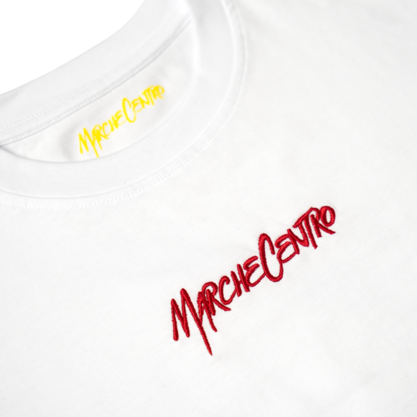 Marche Centro Embroidered Logo White