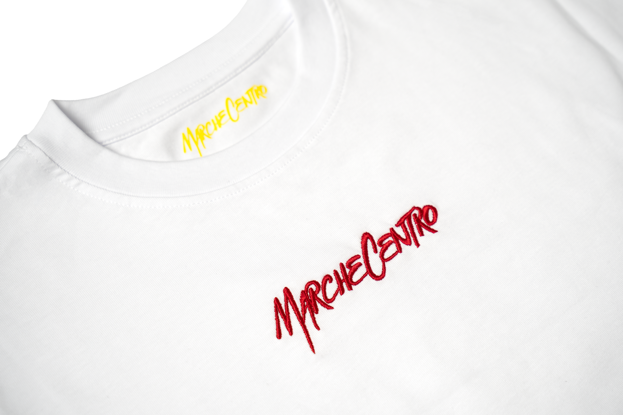 Marche Centro Embroidered Logo White - immagine 2