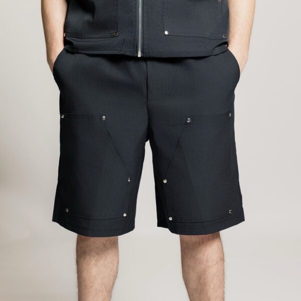 Short Sleeve Utility Shorts Replacement Black