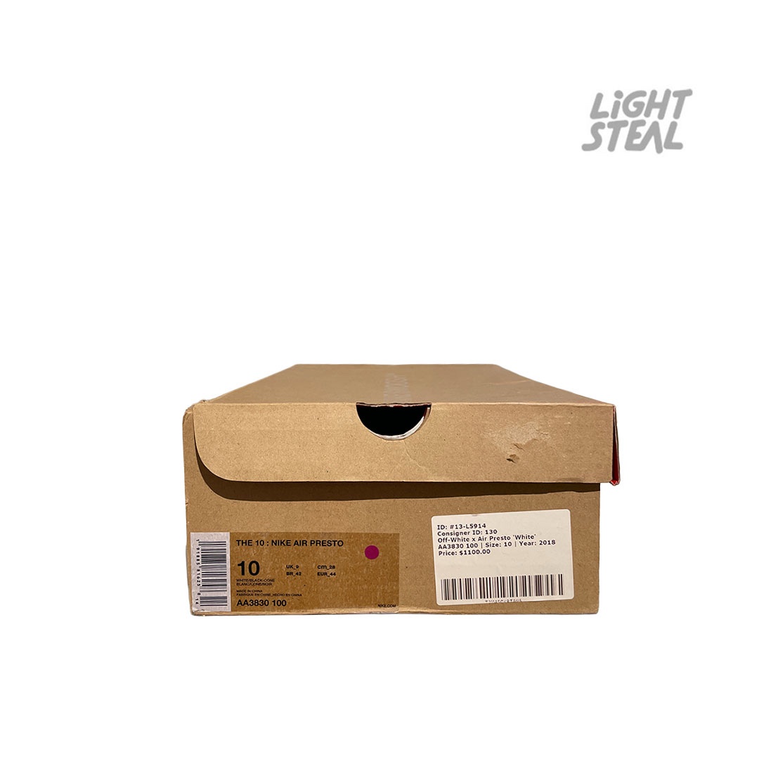 Air Presto Off-White White (2018) (Used) - immagine 9
