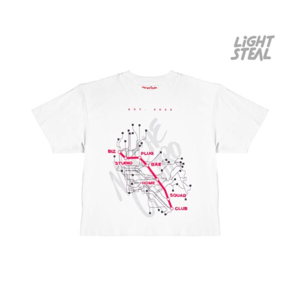 Marche Centro Map Tee White