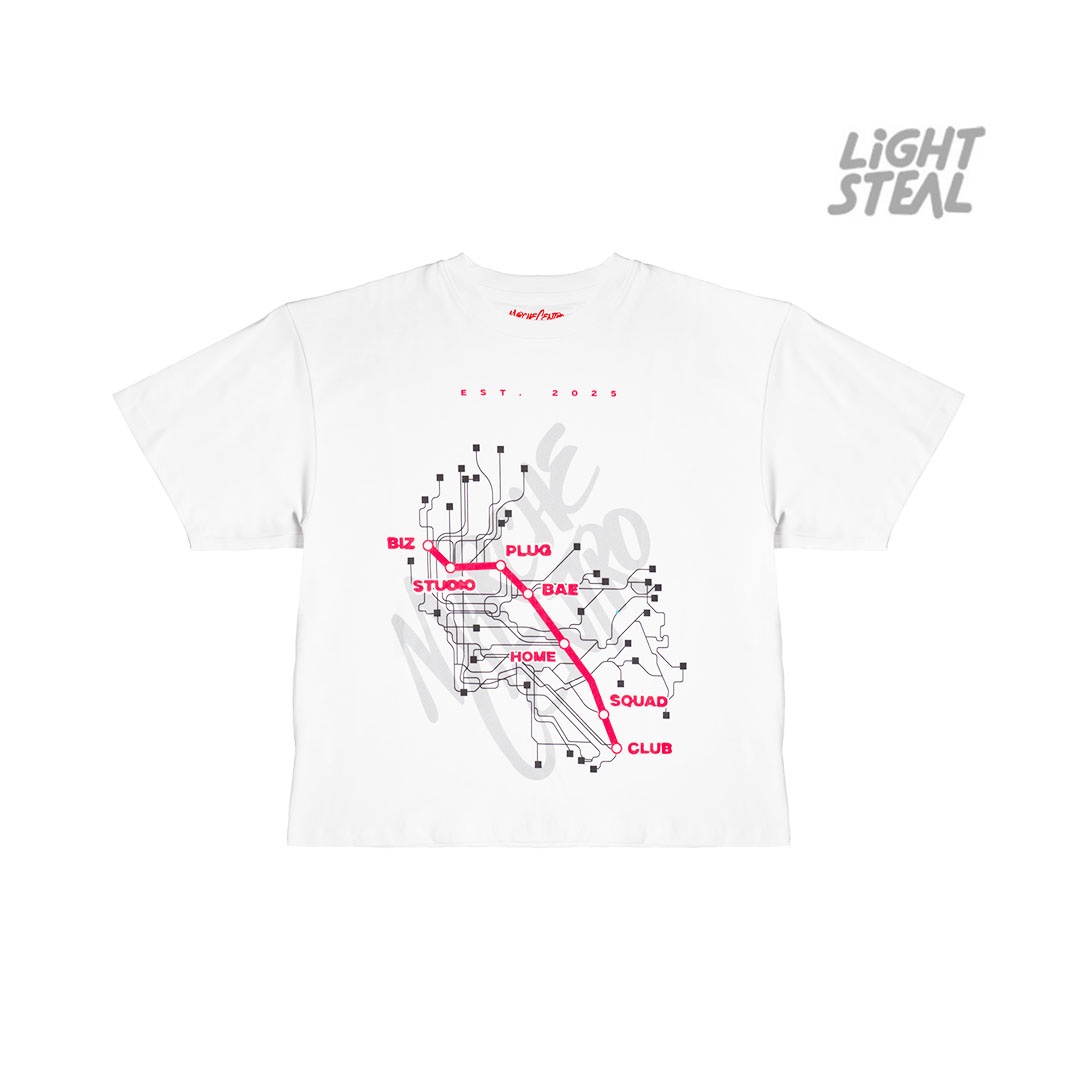 Marche Centro Map Tee White
