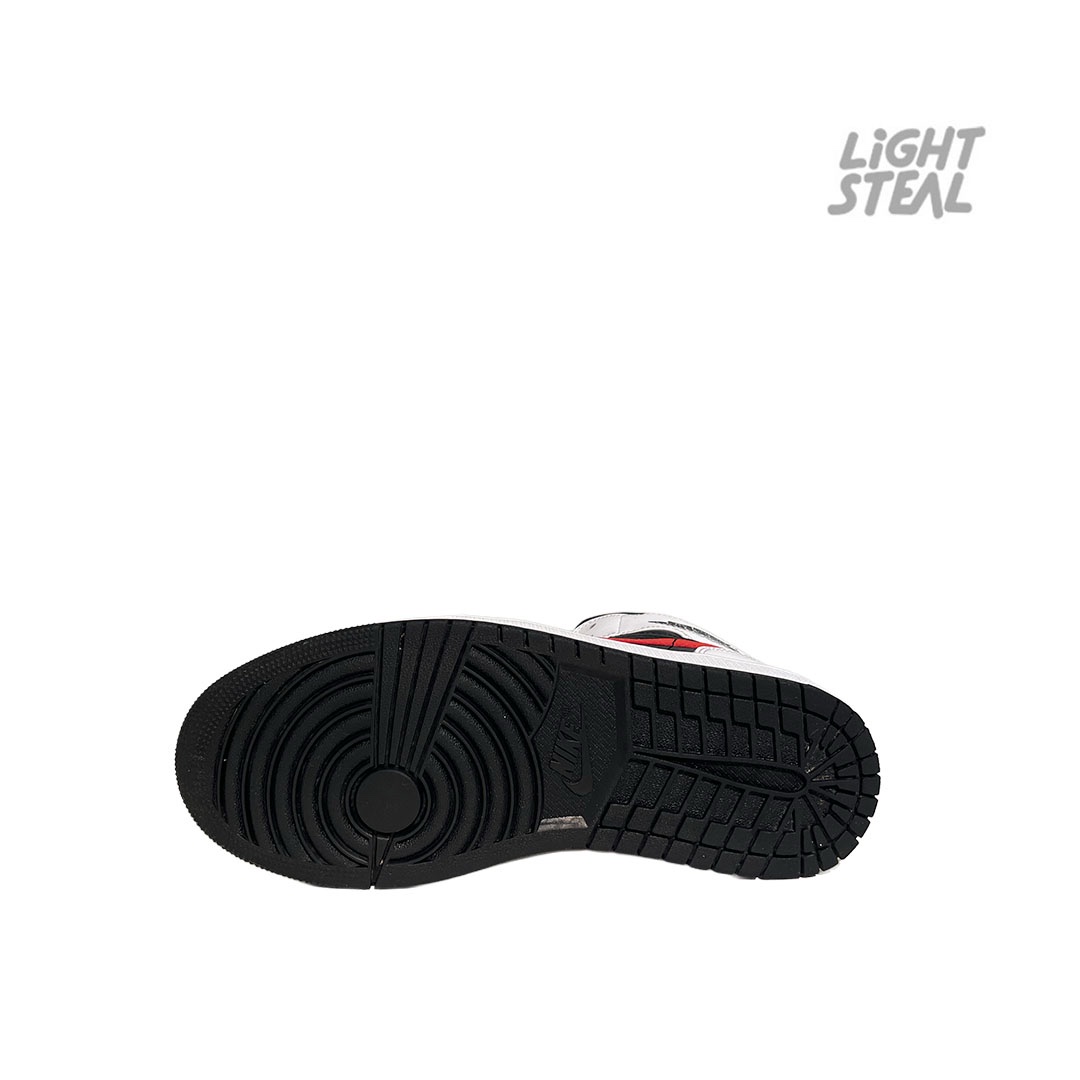 Jordan 1 Mid Black Chile Red White (Used) - immagine 8