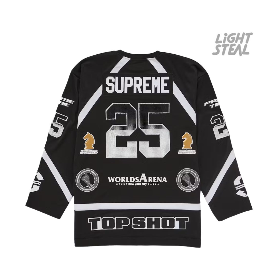 Supreme Hockey Jersey Strass Black (Used) - immagine 2