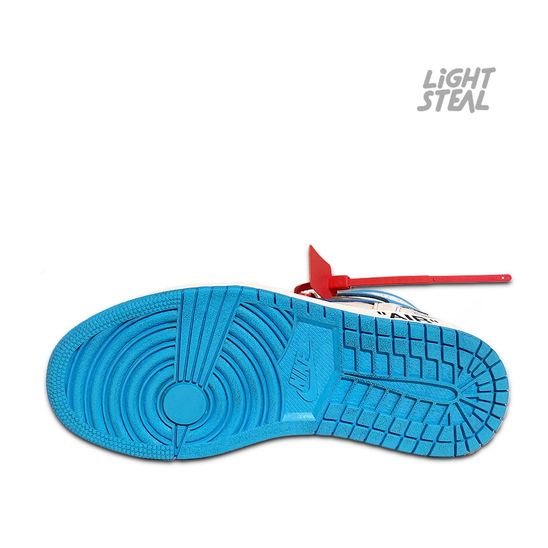 Jordan 1 High Off-White UNC (Used) - immagine 6
