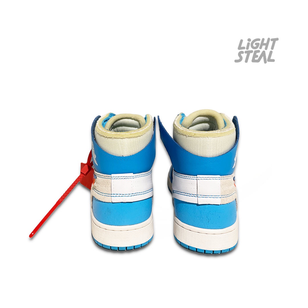 Jordan 1 High Off-White UNC (Used) - immagine 4