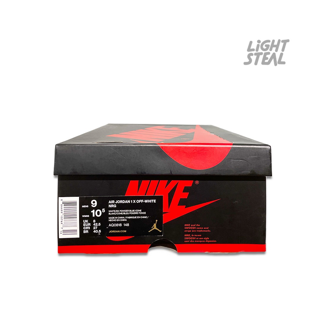 Jordan 1 High Off-White UNC (Used) - immagine 10