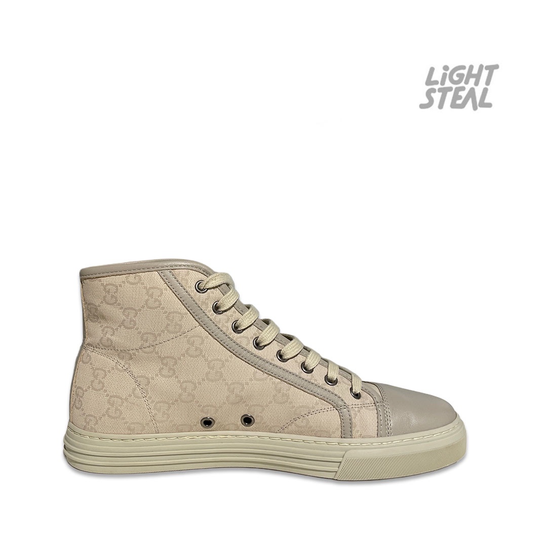 Gucci California Cream Canvas High Top Men’s (Used) - immagine 5