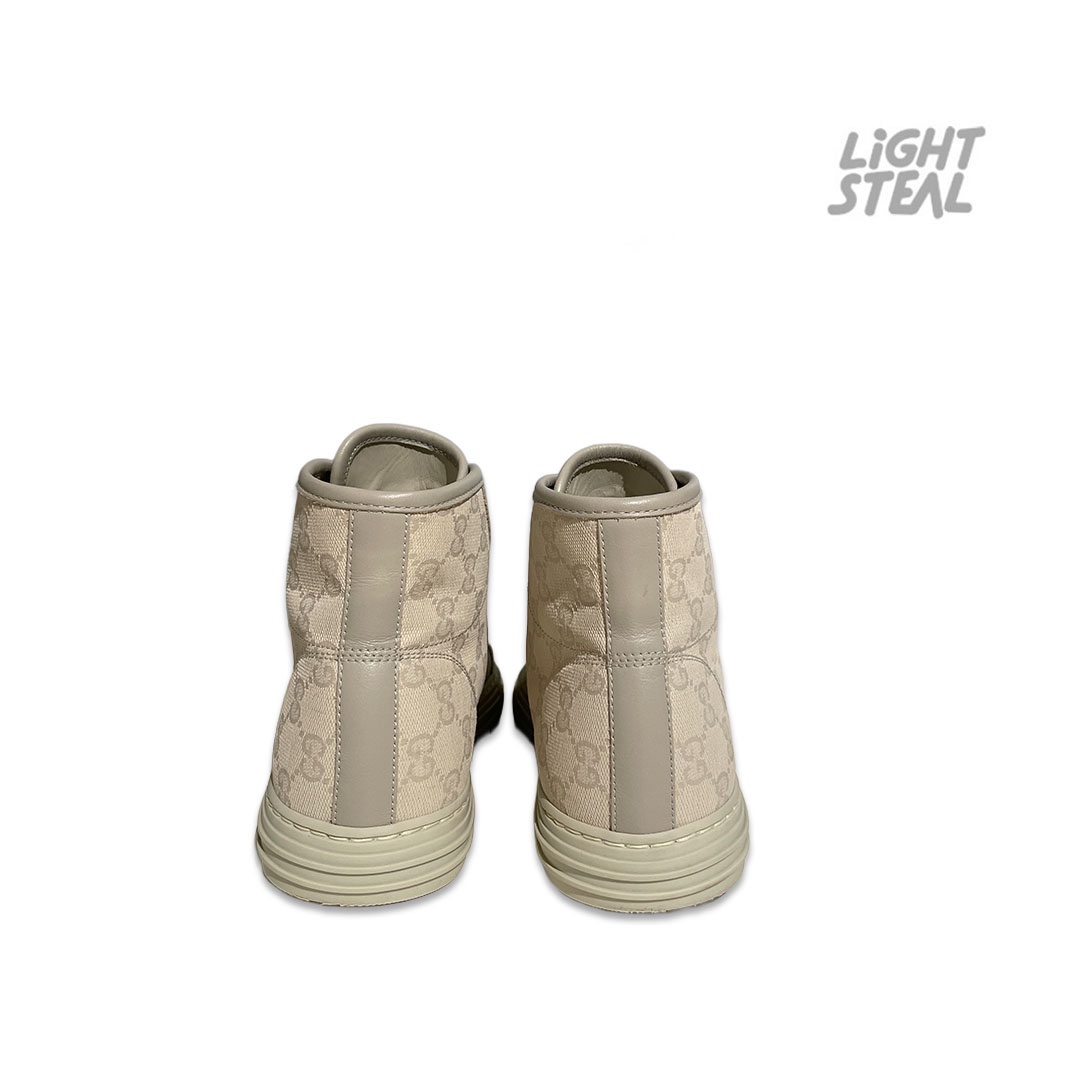 Gucci California Cream Canvas High Top Men’s (Used) - immagine 4