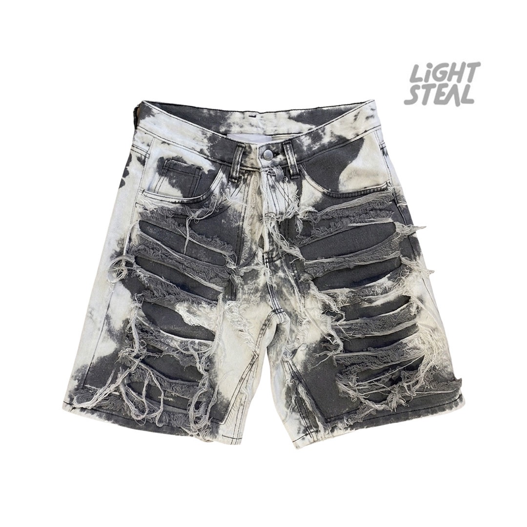 Replacement Shredded Cloud Heavy Distressed Jorts